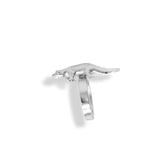 Anillo lagartija silver vista lateral